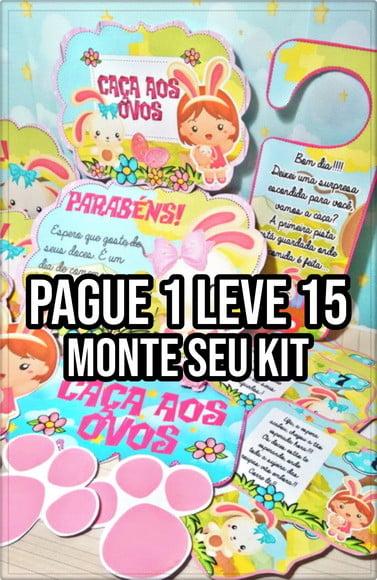 Arquivo de corte Kit Caça aos ovos de páscoa STUDIO E PDF+14