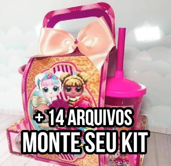 Arquivo de corte Kit Cineminha Lol Surprise STUDIO/PDF+14 AR