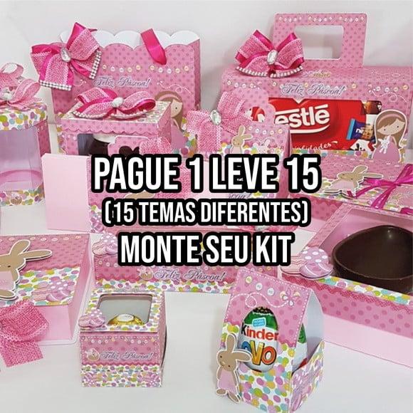 Arquivo de corte Kit Páscoa Menina 4 STUDIO E PDF+14 ARQUIVO