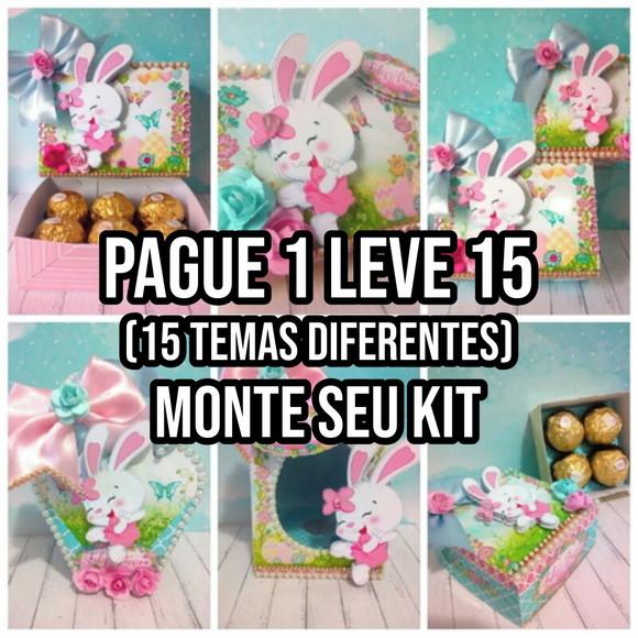 Arquivo de corte Kit Páscoa Menina 2 STUDIO E PDF+14 ARQUIVO