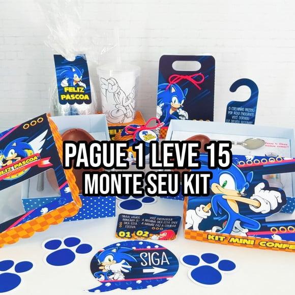 Arquivo De Corte Kit Páscoa Sonic Pdf E Studio +14