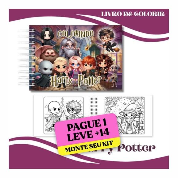 Arquivo de Corte Livro de Colorir Harry Potter