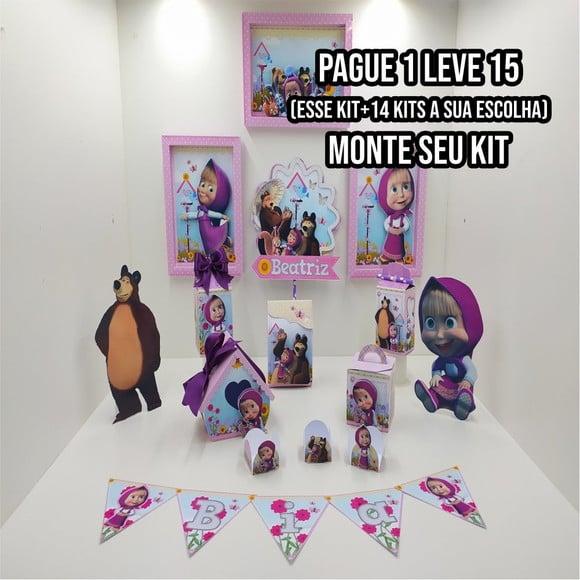 Arquivo de Corte Masha e o Urso 6 Studio/pdf