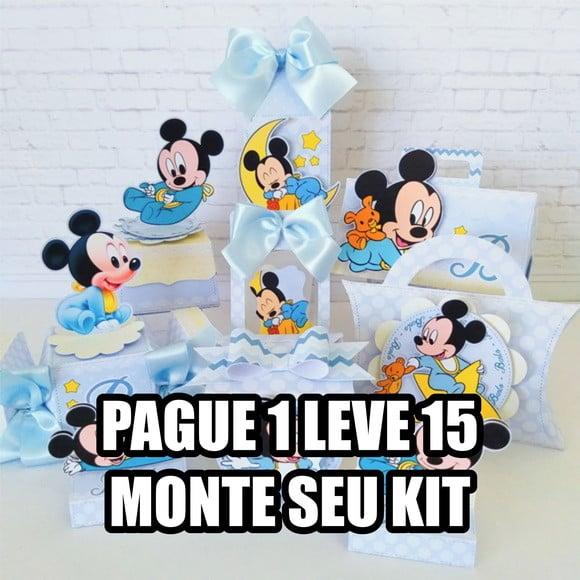 Arquivo de Corte Mickey Baby Studio e pdf + 14 Arquivos