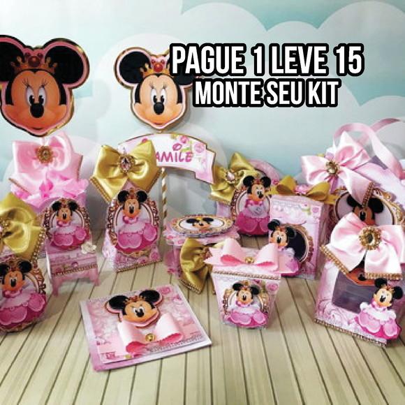 Arquivo de corte Minnie Realeza STUDIO/PDF + 14 ARQUIVOS