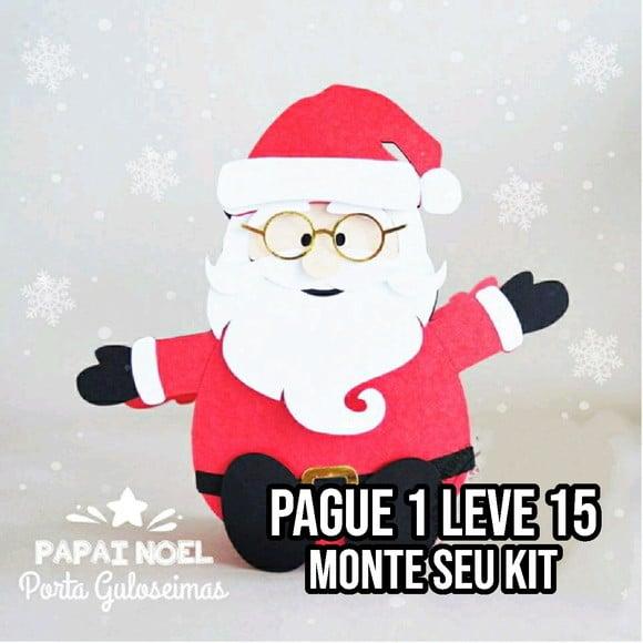 Arquivo de corte Papai Noel Porta Guloseimas STUDIO+14 RQUIV