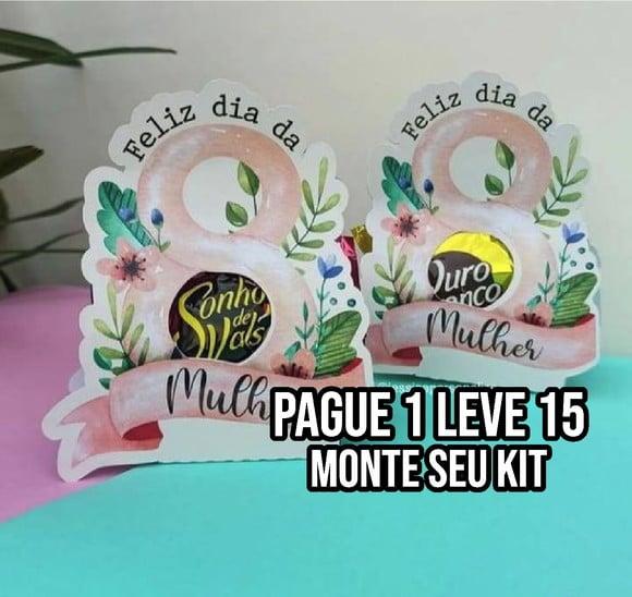 Arquivo de Corte Porta Bombom Dia da Mulher 2 Studio