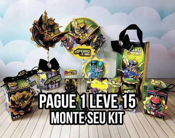 Arquivo de corte Rangers Dino Charge STUDIO/PDF +14 ARQUIVOS