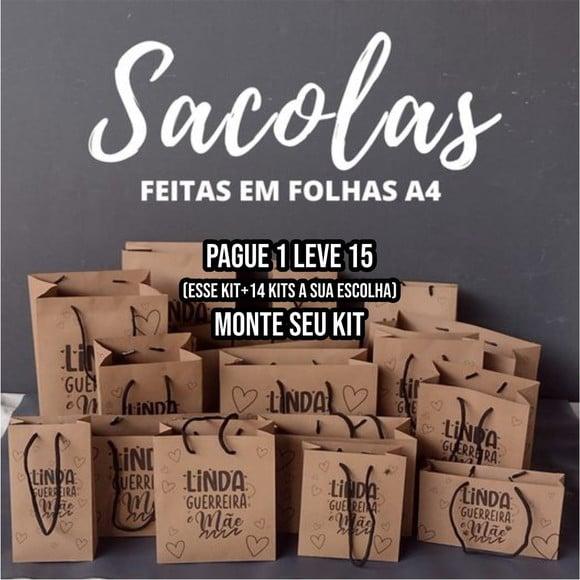 Arquivo de Corte Sacola Molde Limpo