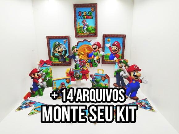Arquivo de corte Só um bolinho Super Mario STUDIO/PDF+14