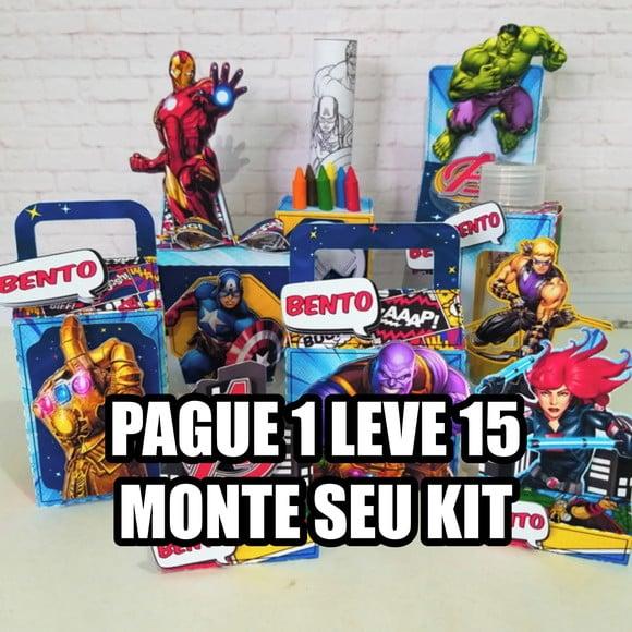 Arquivo de corte Super heróis 3 STUDIO E PDF+ 14 ARQUIVOS