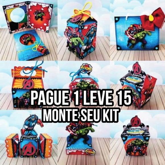 Arquivo de Corte Super Heróis 2 Studio+14 Arquivos