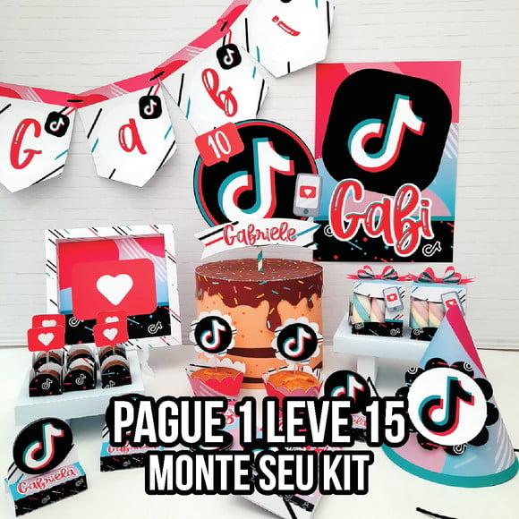 Arquivo de corte Tik Tok 4 STUDIO/PDF +14 ARQUIVOS