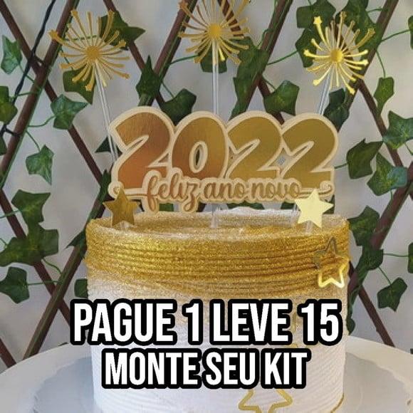 Arquivo de Corte Topo de Bolo Ano Novo 1 Studio+14