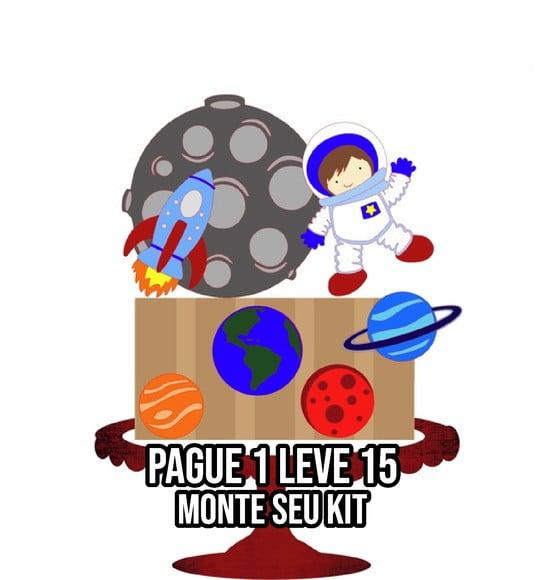 Arquivo de corte Topo de bolo Astronauta STUDIO +14