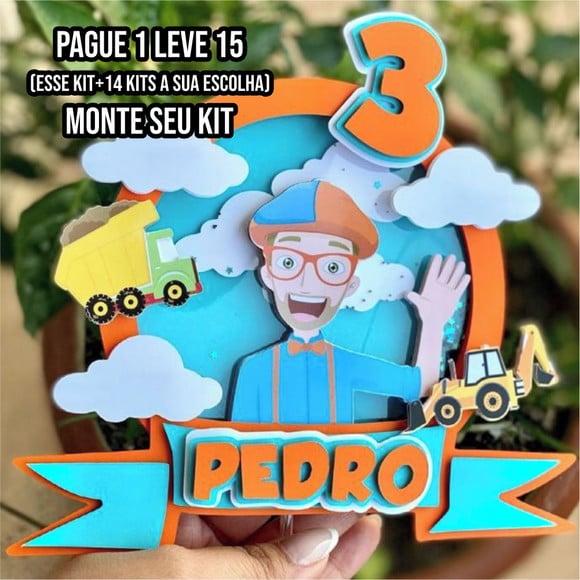 Arquivo de Corte Topo de Bolo Blippi