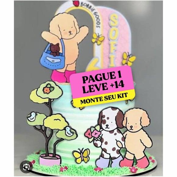 Arquivo de Corte Topo de Bolo Bobbie Goods