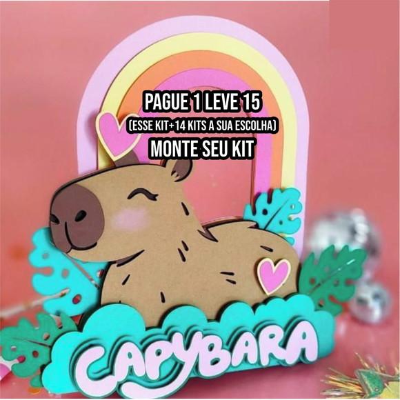 Arquivo de Corte Topo de Bolo Capivara 1