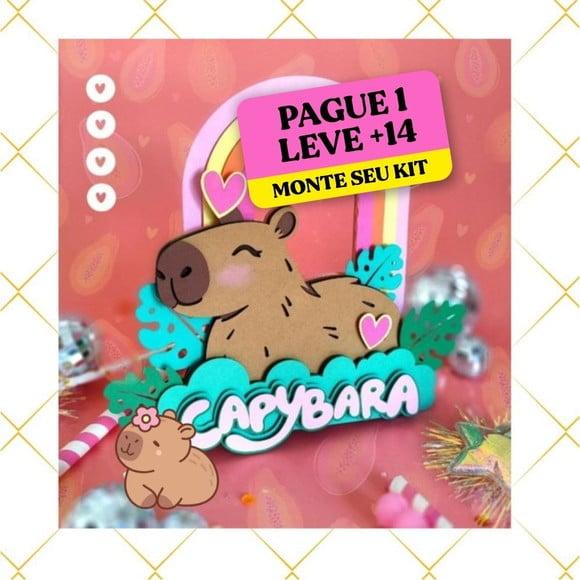 Arquivo de Corte Topo de Bolo Capivara 1
