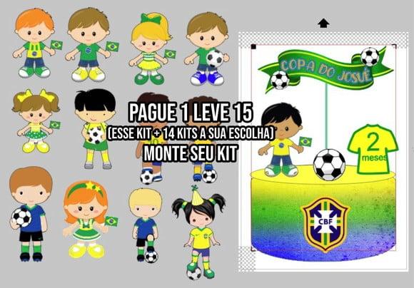 Arquivo de Corte Topo de Bolo Copa do Mundo 12 Studio+14