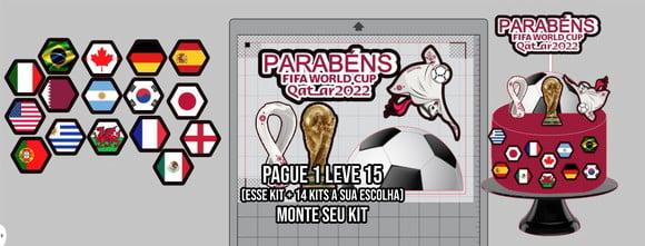 Arquivo de Corte Topo de Bolo Copa do Mundo 13 Studio+14