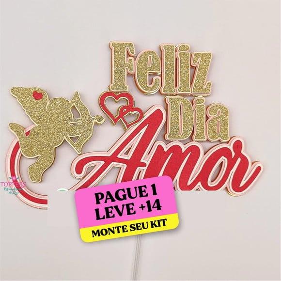 Arquivo de Corte Topo de Bolo Dia dos Namorados 7