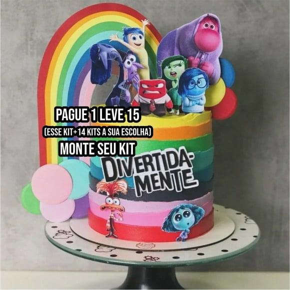 Arquivo de Corte Topo de Bolo Divertidamente 5