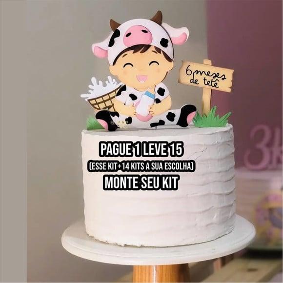 Arquivo de Corte Topo de Bolo Eu Amo Tetê 2