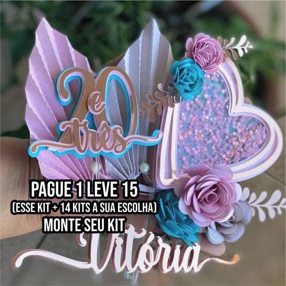 Arquivo de Corte Topo de Bolo Folha Plissada 2