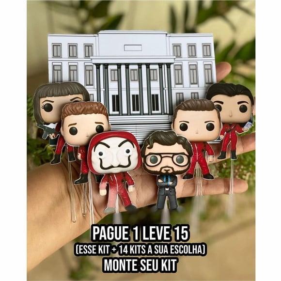 Arquivo de Corte Topo de Bolo La Casa de Papel 1