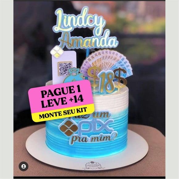 Arquivo de Corte Topo de Bolo Me Faz Um Pix 2