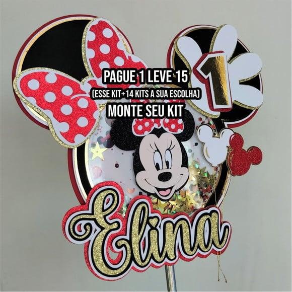 Arquivo de Corte Topo de Bolo Minnie 1
