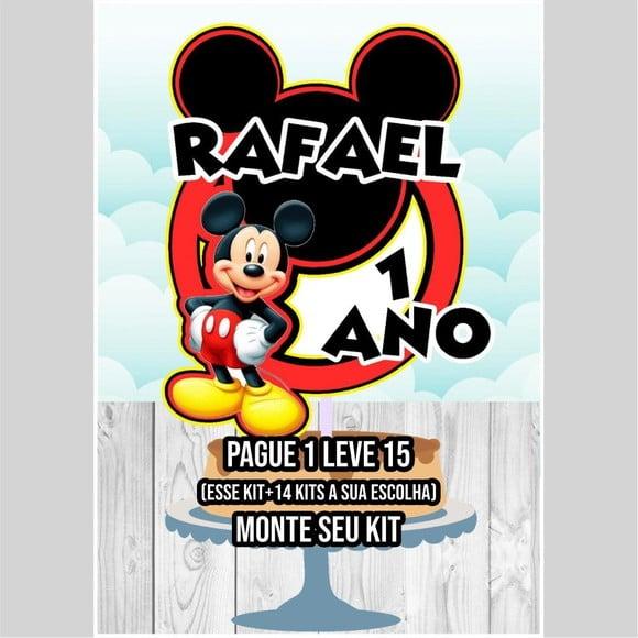 Arquivo de Corte Topo de Bolo Mickey