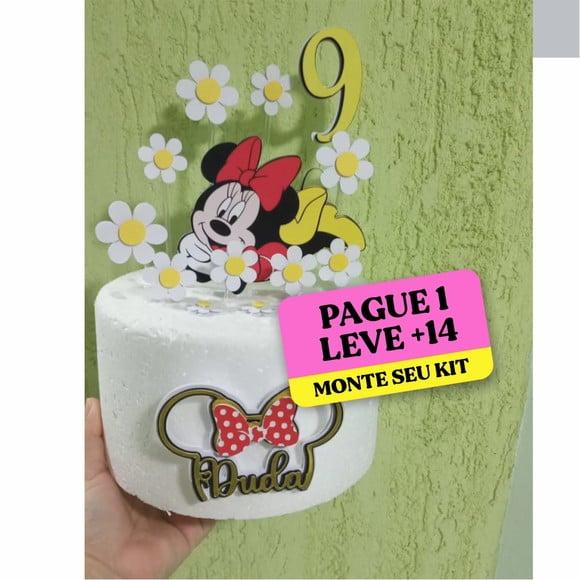 Arquivo de Corte Topo de Bolo Minnie 2