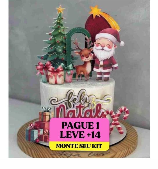 Arquivo de Corte Topo de Bolo Natal 10
