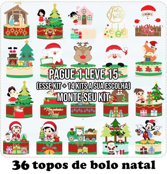 Arquivo de Corte Topo de Bolo Natal 3 Studio+14