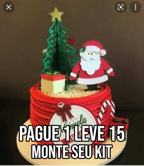 Arquivo de Corte Topo de Bolo Natal 8 Studio+14