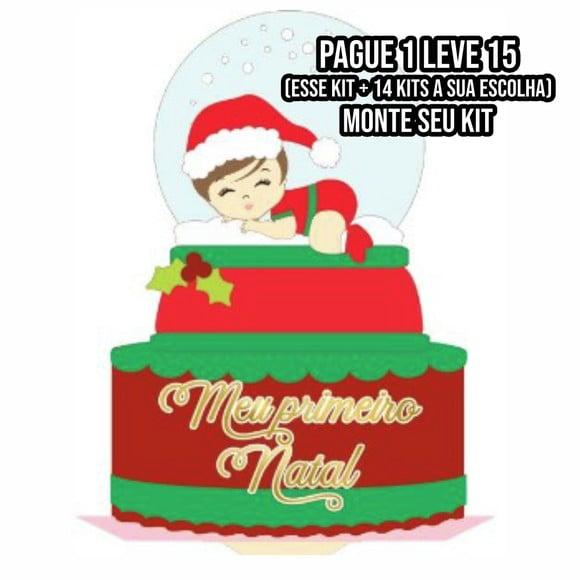 Arquivo de Corte Topo de Bolo Natal Menina 2