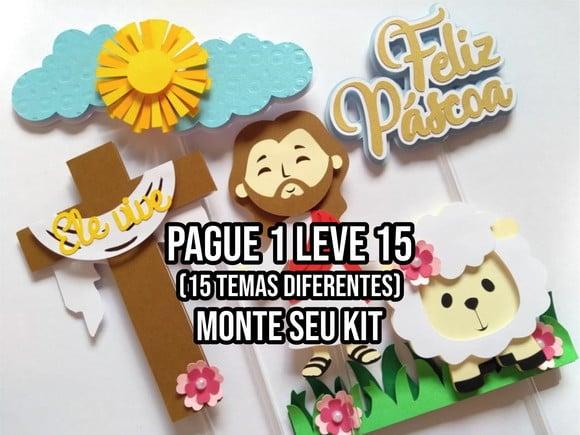 Arquivo de corte Topo de bolo Páscoa Cristã STUDIO+14 ARQ