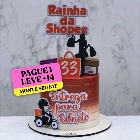 Arquivo de Corte Topo de Bolo Rainha da Shopee