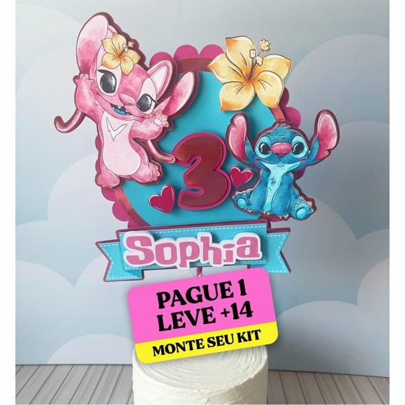 Arquivo de Corte Topo de Bolo Stitch 10