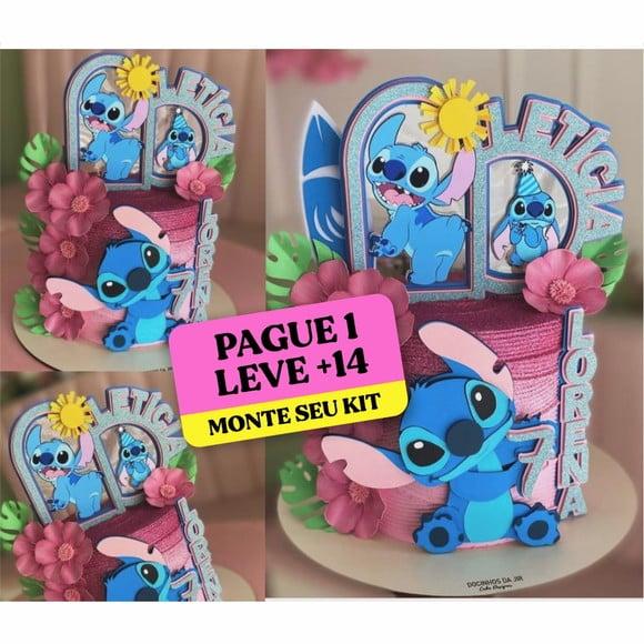 Arquivo de Corte Topo de Bolo Stitch 9