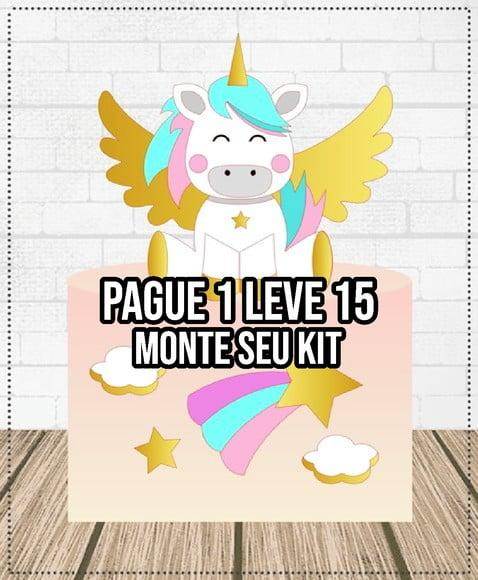Arquivo de corte Topo de bolo Unicórnio STUDIO+14