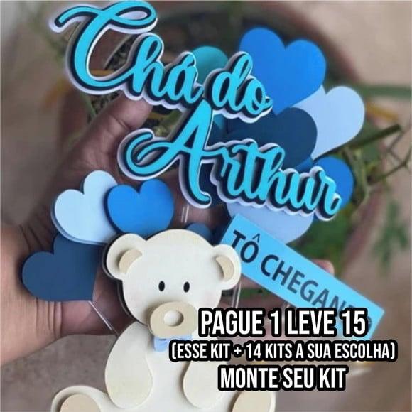 Arquivo de Corte Topo de Bolo Ursinho 1