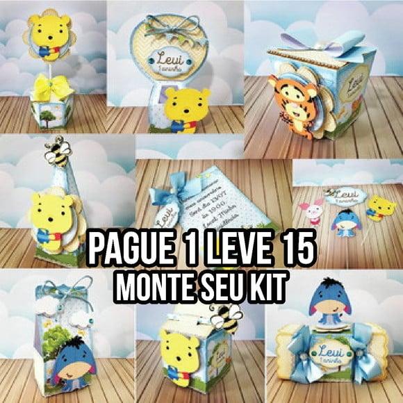 Arquivo de corte Ursinho Pooh 2 STUDIO + 14 ARQUIVOS