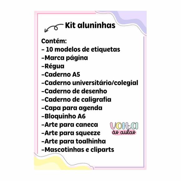 Arquivo de Corte Volta às Aula Aluninhas