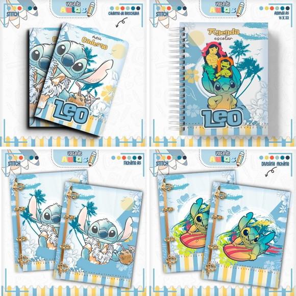 Arquivo de Corte Volta às Aulas Stitch Menino