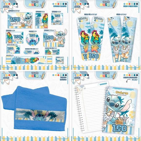 Arquivo de Corte Volta às Aulas Stitch Menino
