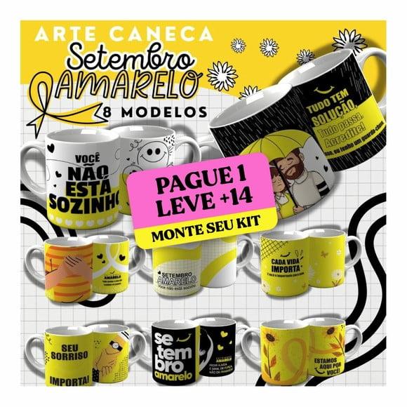 Arquivo Digital Arte Caneca Setembro Amarelo 1