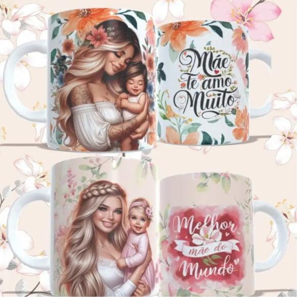 Arquivo Digital Arte para Caneca Dia das Mães 1